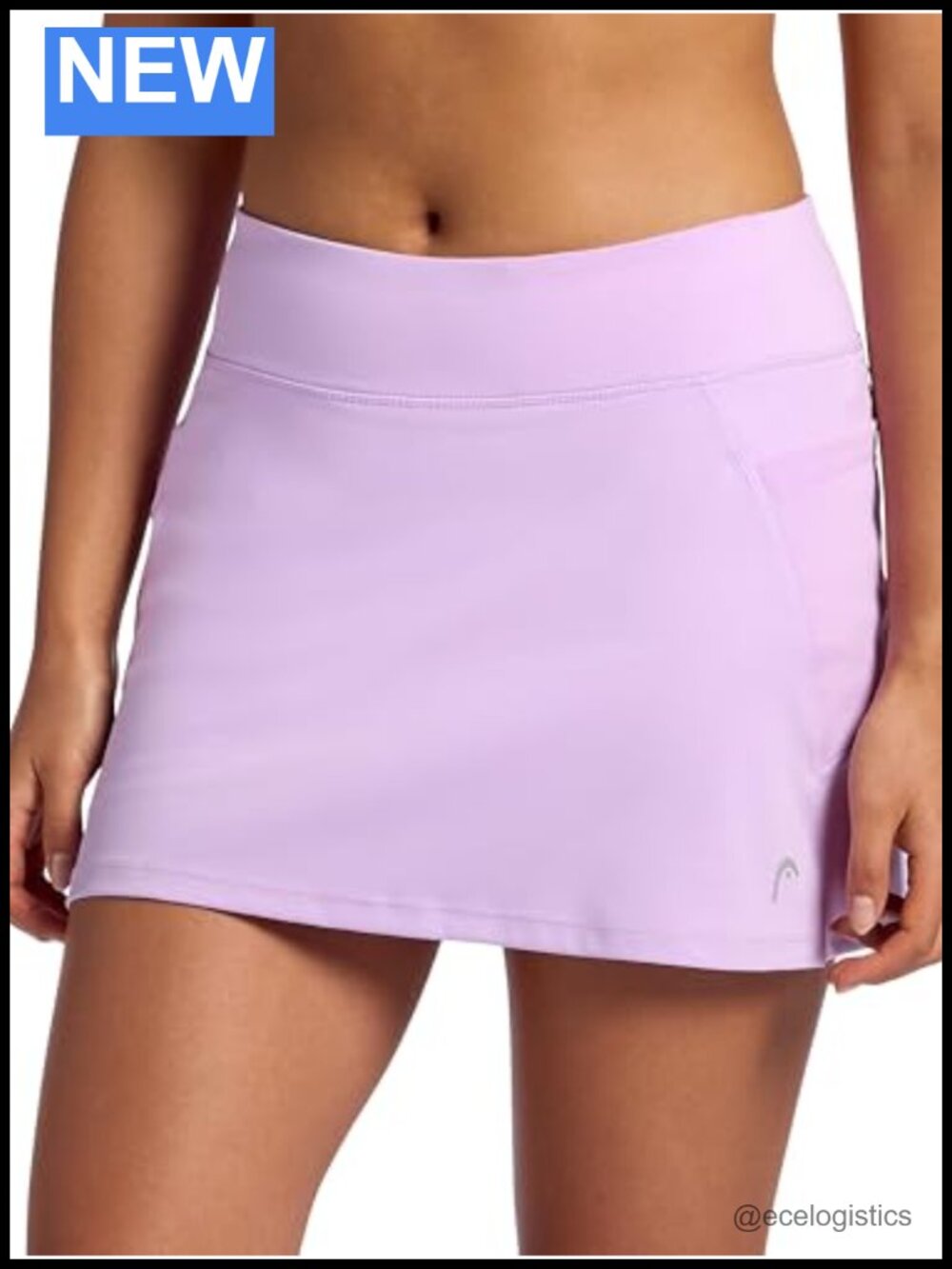 Women's Skort with Built-in Shorts, 13" Inseam, Mid-Rise, Compression Shorts,